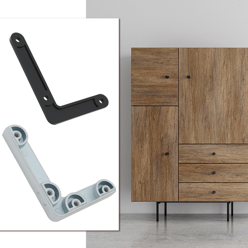 VGOL 1 Set Folding Door Mounting Bracket Distance Angle Kit