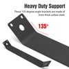 ZUDKSUY 4Pcs Heavy Duty 45 Degree Angle Brackets, 45 Degree