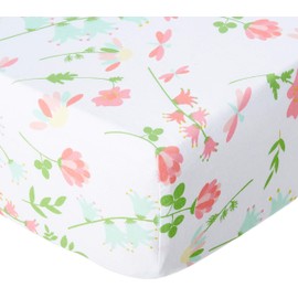 My Baby Sam Crib Sheet, Spring Floral