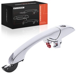 A-Premium Front Left Driver Side Exterior Door Handle with Keyhole Compatible with Jeep Grand Cherokee 2011-2021, Grand Cherokee WK 2022 & Dodge Durango 2011-2022, Without Keyless Entry, Chrome