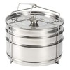 Stainless Steel Steamer Set, Stackable 3-Tier Cookware Set, Multi Cooker