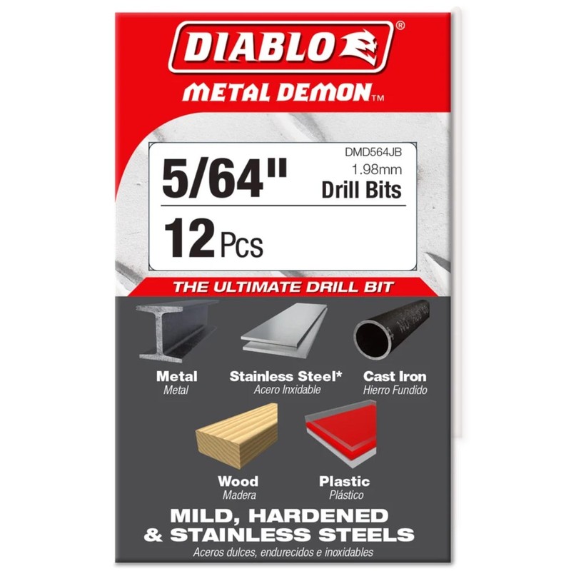 DIABLO METAL DRILL BIT 5/64 B