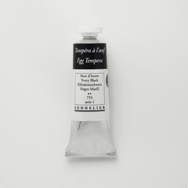 Sennelier Tempera Paint, 34ml, Ivory Black