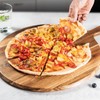 BILL.F Wood Pizza Peel 16 Inch,16" Acacia Wood Round Cutting