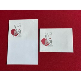 1991, Lucille Ball, "Un-Used" Stationary (Scarce / Vintage) I Love Lucy