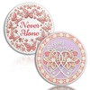 Recovery Sisters Sobriety Chip, Never Alone Sobriety Coin - Sober