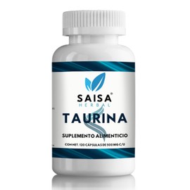 Taurina 400 Mg 120 Cápsulas Saisa Herbal calidad premium