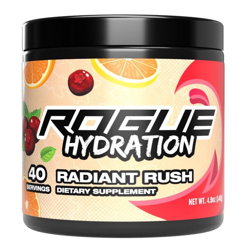 Rogue Hydration Sugar-Free Electrolyte Powder Drink Mix Tub - 40