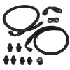 LokoCar 6AN Power Steering Pump Hose Kit Compatible Chevy C10