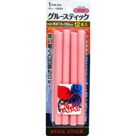 Ichinen Access 20350 Three Axis Glue Sticks, Pink, Set of 12