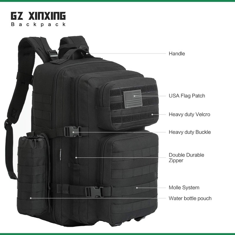 GZ XINXING 3 Day Assault Pack Military Tactical Army Molle