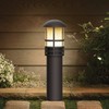Malibu Lighting 8400-4320-01 1.1W LED Aged-Iron Metal Bollard - Black