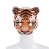 Himine Animals Dressed up Half Face Tiger Mask (Yellow)