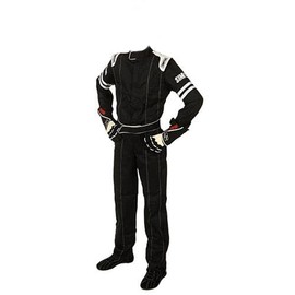 Simpson Racing LY22371 Legend II (SFI-1) Racing Suit - Youth Large - Black/Black