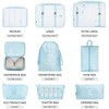 Packing Cubes, 9 Set Packing Cubes with Shoe Bag &
