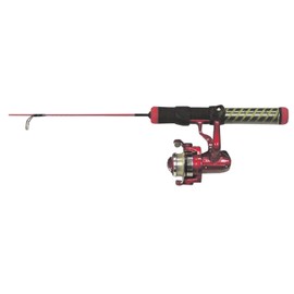 HT Enterprise RH-24MSC Red Hot Ice Fishing Rod and Reel Combination