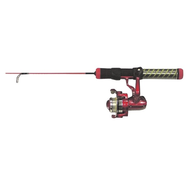 HT Enterprise RH-24MSC Red Hot Ice Fishing Rod and Reel Combination