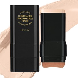Stick Foundation Makeup | 15g Skin Foundation Concealer,Long-lasting Face Concealer Cream for Women Girls, Facial Primer