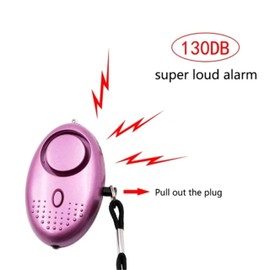 Personal Alarms For Women - 1 Pack Reusable Police Approved 150DB LOUD Security Alarms Keychain with LED Light, Small Personal Safety Alarm for Women Girls Kids and Elderly (1, Gold)