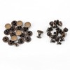 0 Sets Brass Button Rivets Flat Head Bronze Leathercraft Screws