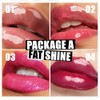 LUHI 4 Colors Esmalte de labios con aceite de ,