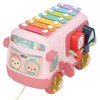 Blocks Musical Bus Alphabet Multifunction Learning Toy Pattern Matching Mini