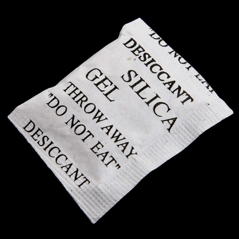 Jesnoe 50 Pieces Silica Desiccant Drying Humidity Absorber Sachets Bags
