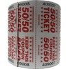 50/50 Marquee Raffle Tickets - 1000/Roll Easy Read Series (Easy