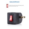 Cable Matters 3-Pack 2 Prong Outlet with ON Off Switch,