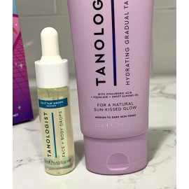 Tanologist Self Tanning Duo ~ Hydrating Tan Lotion /Face Body Drops Medium-Dark