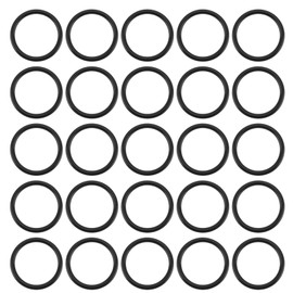 ECSiNG 50x Nitrile Rubber O Rings 22.4mmx2.65mm Compatible with Gardena V1 to V3 Valve Box 1254-20