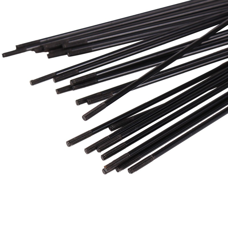 SENQI Bicycle Steel Spokes 80mm-290mm with Copper Cap 36pcs