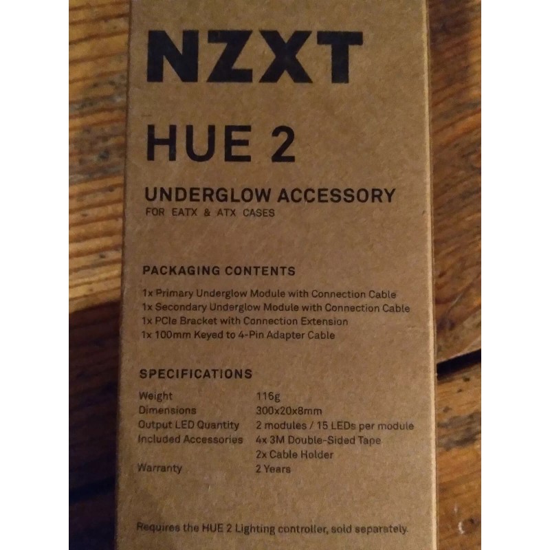 NZXT Hue 2 RGB Underglow Accessory 2x 15 LED Strips