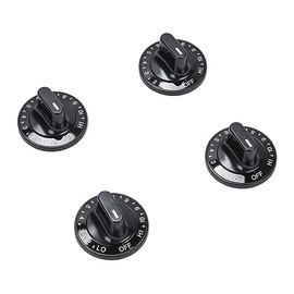 Whirlpool 12200035 OEM Range Surface Burner Control Knobs, Set of Four