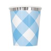8 BLU GNGHM 1ST BDY 9OZ CUP-FB