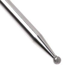 Besdia Diamond Internal, Spherical #120, Shaft Diameter 0.1 inch (3.0 mm), 1 Piece Tip Tool, Grinding Wheel with Shaft (φ2)