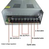 AC 110V/220V to DC 12V 40A 480W Universal Regulated Switching