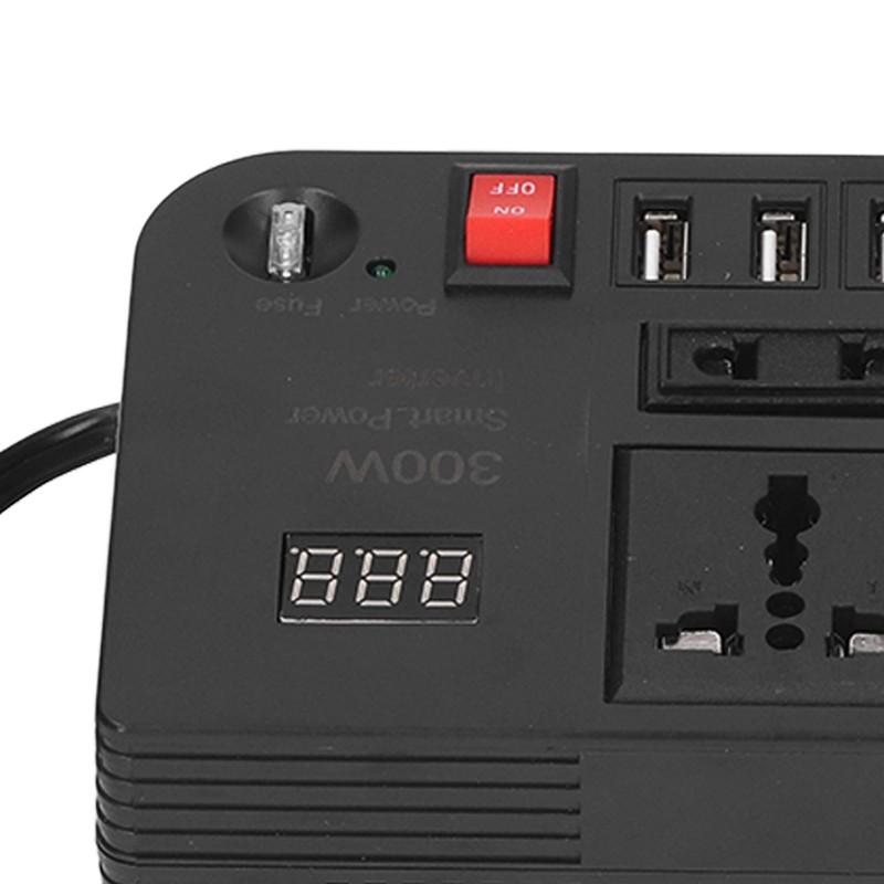 DC12V to AC220V LCD Modified Sine Wave Inverter Car Multifunctional
