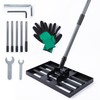 Intelligent Home Choice - Lawn Leveling Rake with Work Gloves