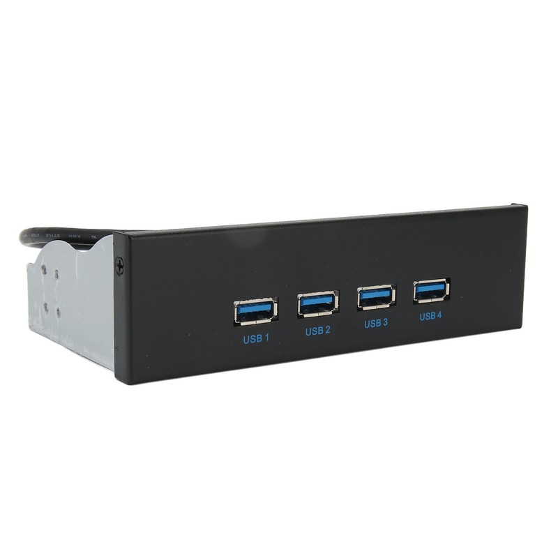 USB 3.2 Front Panel Hub 5.25in 4 Ports 10Gbps Stable
