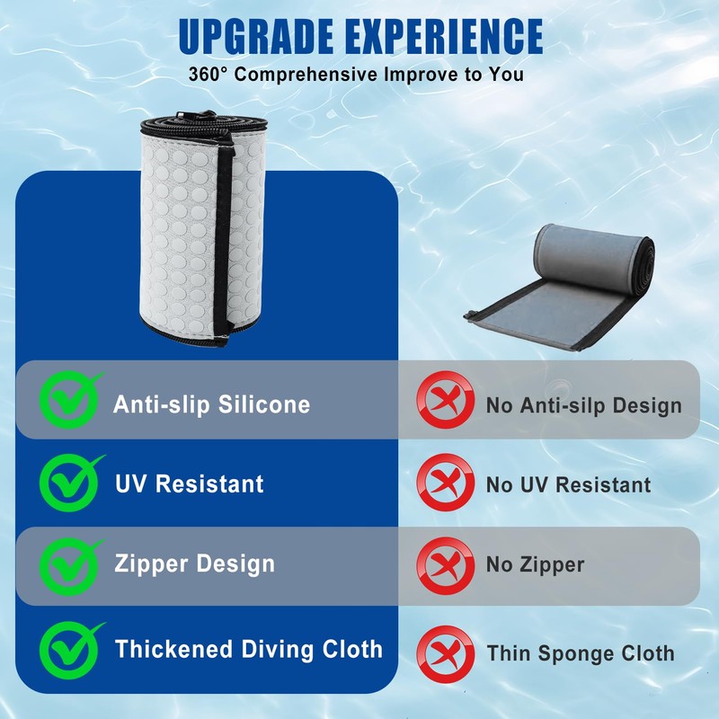 Kakolvan Swimming Pool Handrail Cover, Non-Slip Railing Handle Grip Covers