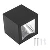 Solar Square Wall Light Wiring Free Intelligent Light Control Fence