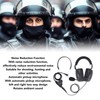 Overhead Walkie Talkie Headphones, Foldable Noise Cancelling Headset with Push