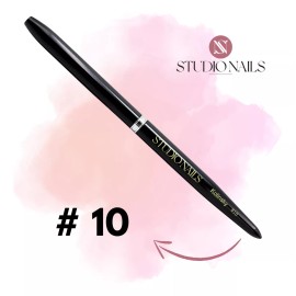 Studio Nails Pincel Kolinsky Profesional Uñas Acrílicas #10. Studio Nails