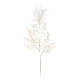 SilksAreForever 31.5" Artificial Cypress Leaf Stem -Cream (Pack of 12)