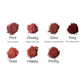 Cheeky Cosmetics Natural Mineral Powder Blush Tease - Bright Coral