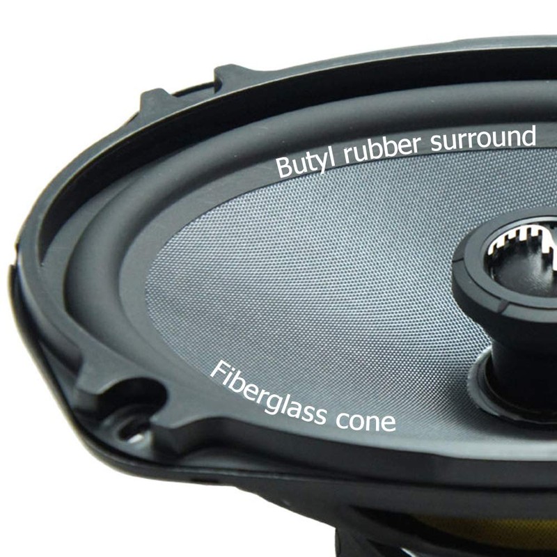 Harmony Audio HA-C69 Car Stereo Carbon 6x9 Replacement 500W Speakers