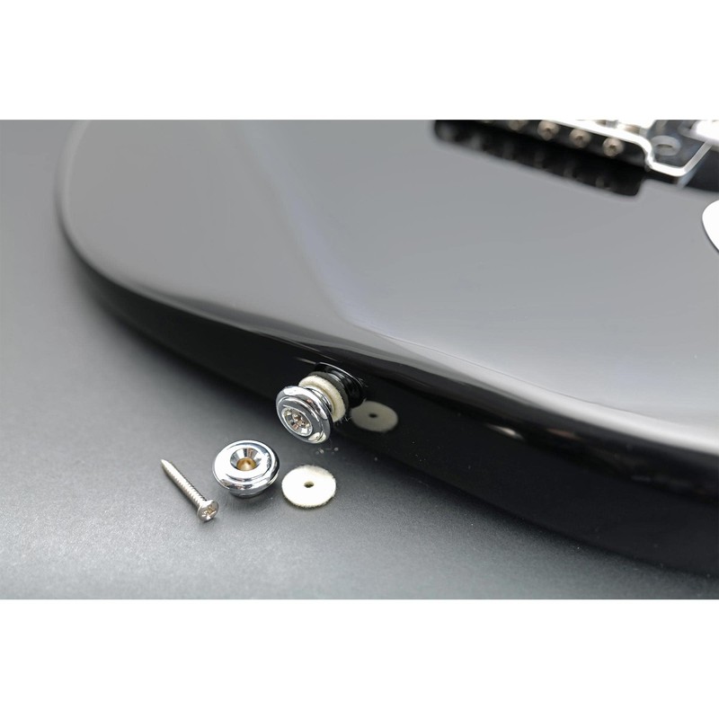 Musiclily Pro 17mm Large Round Zinc Alloy Strap Buttons End