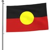 AUPOINT Australian Aboriginal Flag, 90 x 150 cm, Both Sides,