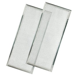 Replacement for Whirlpool W10208631A Microwave Grease Filter 2-Pack Aluminum Mesh Microwave Grease Filter 13" x 6" Compatible with Maytag & Whirlpool W10208631RP W10208631 by Amazinpure